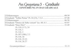 50141 Ars Gregoriana 3 - Graduale