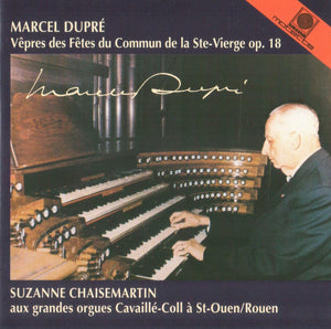 50251 Marcel Dupré - Vêpres des Fêtes du Commun de la Ste-Vierge op. 18
