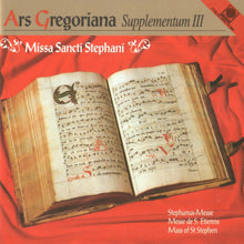 Load image into Gallery viewer, 50331 Ars Gregoriana - Supplementum III - Missa Sancti Stephani
