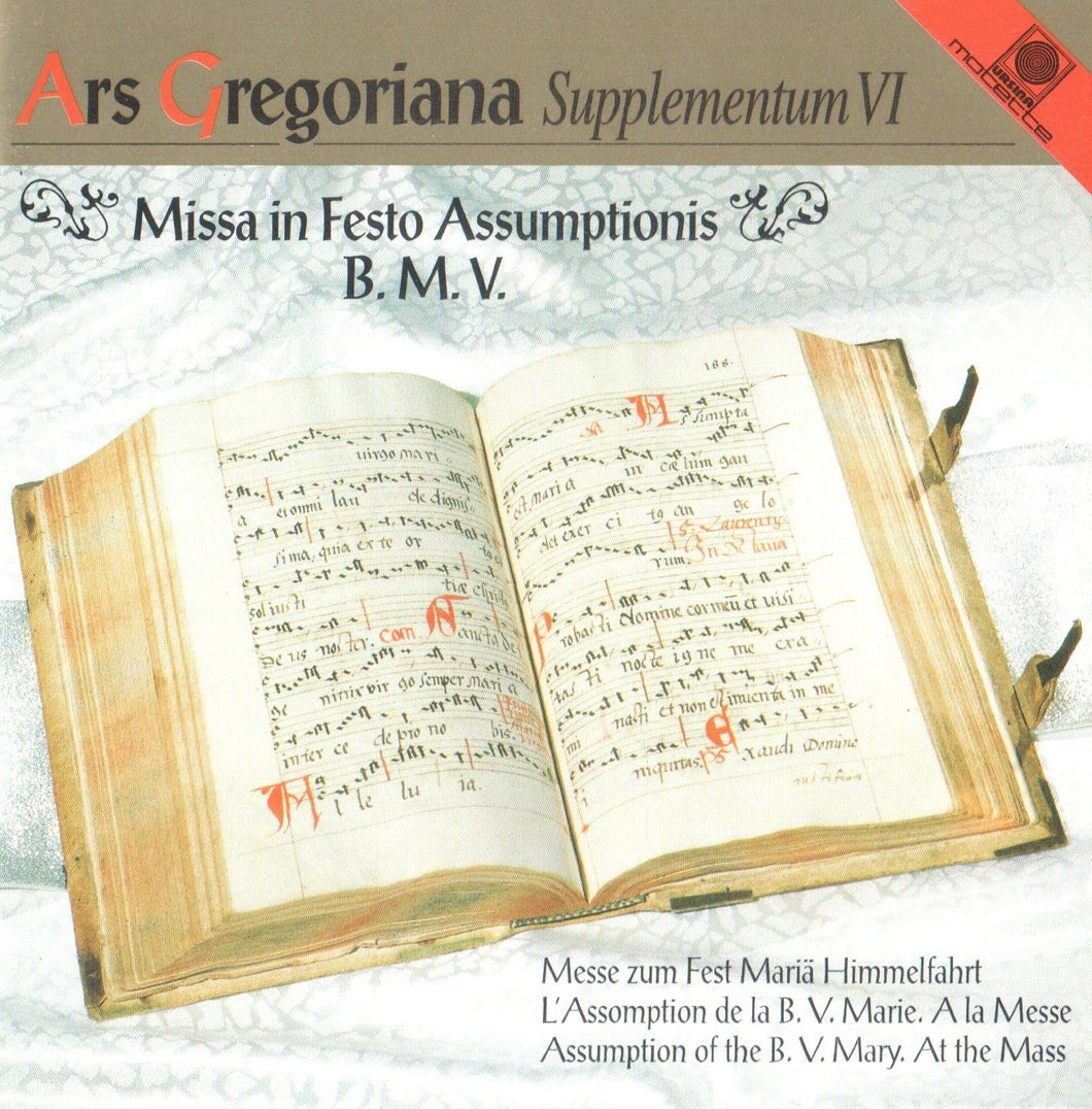 50361 Ars Gregoriana - Supplementum VI - Missa in Festo Assumptionis B.M.V.