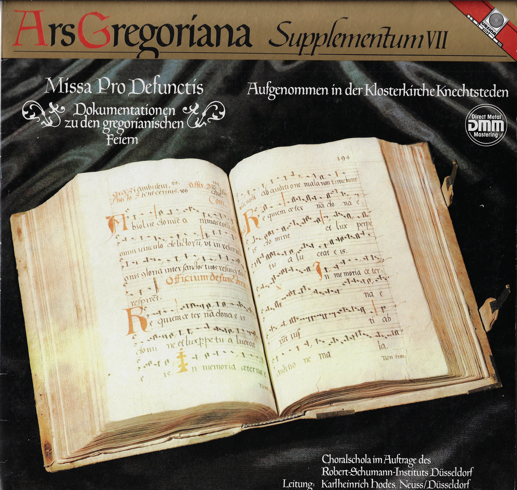 50370 Ars Gregoriana - Supplementum VII - Missa Pro Defunctis (LP)