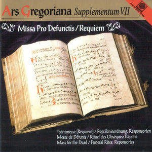 50371 Ars Gregoriana - Supplementum VII - Missa Pro Defunctis (Requiem)