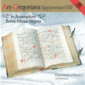 50391 Ars Gregoriana - Supplementum VIIII - In Assumptione Beatae Mariae Virginis