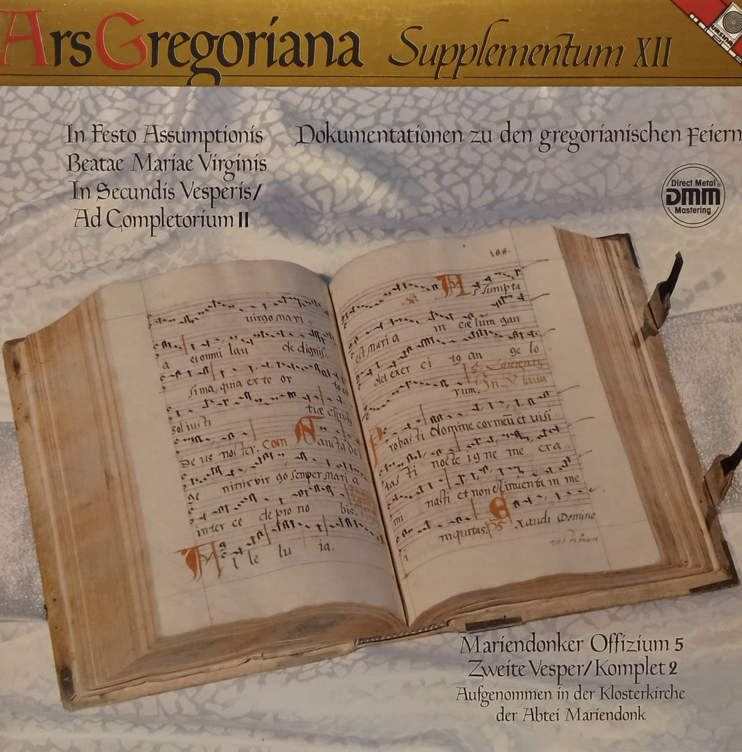 50420 Ars Gregoriana - Supplementum XII - In Assumptione Beatae Mariae Virginis (LP)