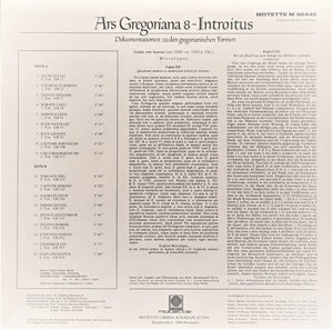 50440 Ars Gregoriana 8 - Introitus (LP)