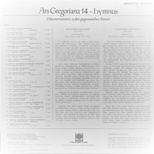 Laden Sie das Bild in den Galerie-Viewer, 50480 Ars Gregoriana 14 - Hymnus (LP)
