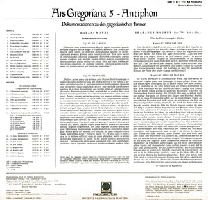 50520 Ars Gregoriana 5 - Antiphon (LP)