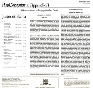50600 Ars Gregoriana Appendix A - Justus ut Palma (LP)