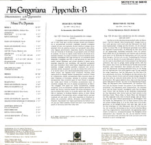 Laden Sie das Bild in den Galerie-Viewer, 50610 Ars Gregoriana Appendix B - Missa Pro Sponsis (LP)
