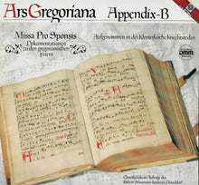 Load image into Gallery viewer, 50610 Ars Gregoriana Appendix B - Missa Pro Sponsis (LP)
