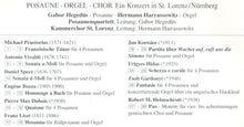 Laden Sie das Bild in den Galerie-Viewer, 50661 Posaune - Orgel - Chor:  Ein Konzert in St. Lorenz/Nürnberg
