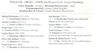 50661 Posaune - Orgel - Chor:  Ein Konzert in St. Lorenz/Nürnberg