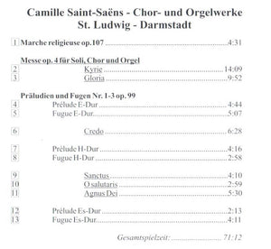 50831 Camille Saint-Saens - Chor- und Orgelwerke