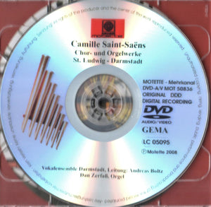 50836 Camille Saint-Saëns - Chor- und Orgelwerke (2 CDs)