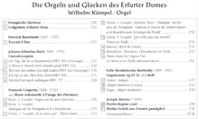 Load image into Gallery viewer, 60031 Die Orgeln und Glocken des Erfurter Domes
