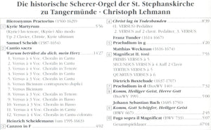 60051 Die historische Scherer-Orgel der St. Stephanskirche zu Tangermünde
