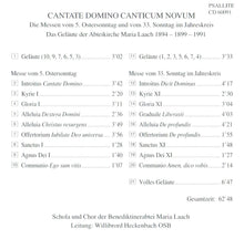 Laden Sie das Bild in den Galerie-Viewer, 60091 Cantate Domino Canticum Novum
