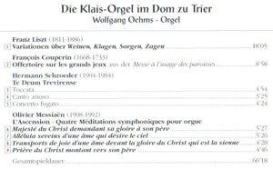 60201 Orgelmusik aus der Matthias-Basilika in Trier