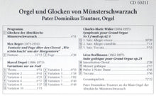 Laden Sie das Bild in den Galerie-Viewer, 60211 Orgel und Glocken von Münsterschwarzach
