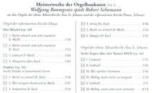 Load image into Gallery viewer, 60371 Meisterwerke der Orgelbaukunst - Wolfgang Baumgratz spielt Robert Schumann
