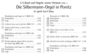 60511 Die Silbermann-Orgel in Ponitz - J. S. Bach auf Orgeln seiner Heimat Vol. 1